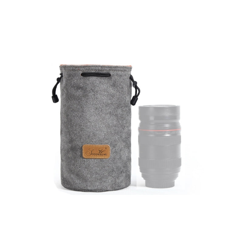 S.C.COTTON Liner Shockproof Digital Protection Portable SLR Lens Bag Micro Single Camera Bag, Square Khaki L, Square Blue L, Square Gray L, Square Brown L, Square Black L, Square Khaki M, Square Blue M, Square Gray M, Square Brown M, Square Black M����...