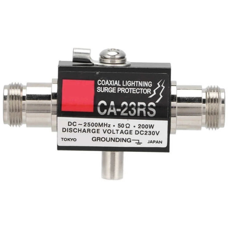 CA-23RS 400W 2500MHz Lighting Arrestor N Male Plug to N Female Coaxial Lightning Surge Protector, CA-23RS