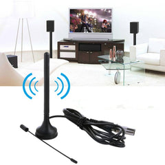 Home Radio FM Antenna DTMB TV Signal Amplifier DVB-T/T2 Car Antenna, TV Male, TV Male to Female