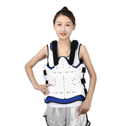 Adjustable Thoracolumbar Fixation Brace And Waist Protector,Style: