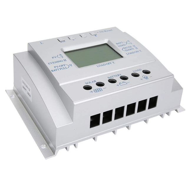 L60  12V/24V 60A Solar Controller Power Voltage Current LCD Display Solar Charge Controller