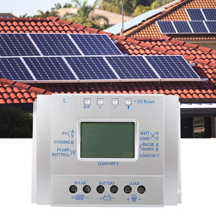 L60  12V/24V 60A Solar Controller Power Voltage Current LCD Display Solar Charge Controller