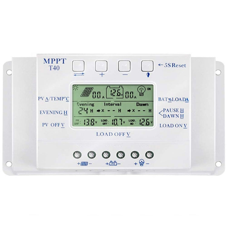 MPPT T40-40A Solar PWM Controller