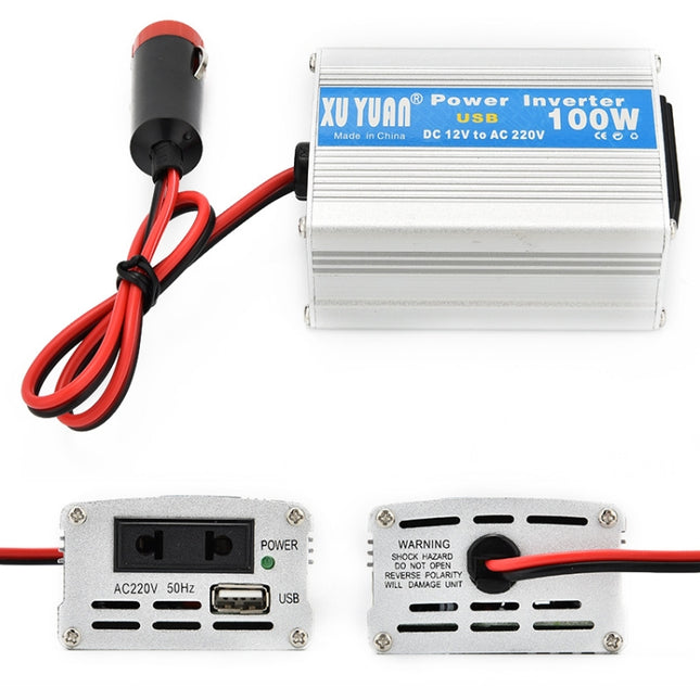 XUYUAN 100W Car Inverter Car Notebook Power Supply with USB