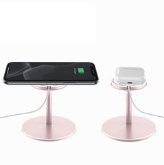 For MagSafe Magnetic Wireless Charging Stand, Colour: FJ03 Black, FJ03 Black, FJ03 Dark Gray, FJ03 Bright Silver, FJ03 Rose Gold, F13 Black, F13 Bright Silver