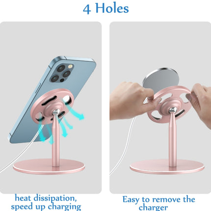 Para soporte de carga inalámbrica magnética MagSafe, color: FJ03 negro, FJ03 negro, FJ03 gris oscuro, FJ03 plata brillante, FJ03 oro rosa, F13 negro, F13 plata brillante