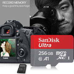 SanDisk A1 Monitoring Recorder SD Card High Speed Mobile Phone TF Card Memory Card, 16GB-98M/S, 32GB-98M/S, 64GB-100M/S, 128GB-100M/S, 200GB-100M/S, 256GB-100M/S, 400GB-100M/S, 512GB-100M/S