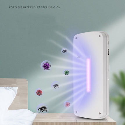 907 Mobile Phone Sterilization Box Ultraviolet Handheld Sterilizer Multifunctional Intelligent Sterilization Machine, White, Pink