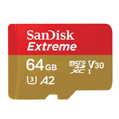 SanDisk U3 High-Speed Micro SD Card  TF Card Memory Card for GoPro Sports Camera, Drone, Monitoring, Gold Card 32GB(A1), Gold Card 64GB(A2), Gold Card 128GB(A2), Gold Card 256GB(A2), Black Card 32GB(A1), Black Card 64GB(A2), Black Card 128GB(A2)