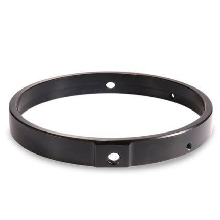7 Inch Motorcycle Headlight Modification Parts Headlight Ring Bracket, Black, Silver