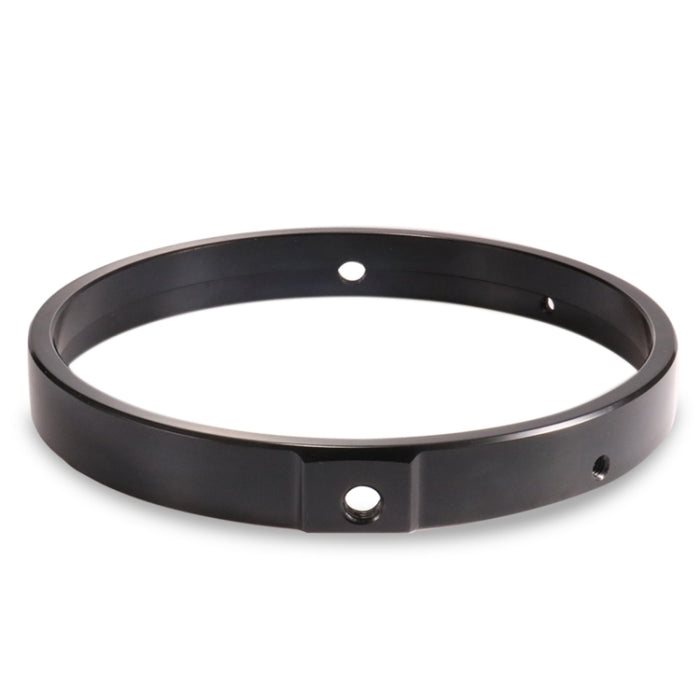 7 Inch Motorcycle Headlight Modification Parts Headlight Ring Bracket, Black, Silver