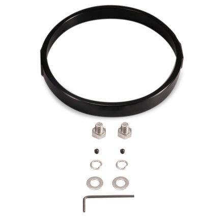 7 Inch Motorcycle Headlight Modification Parts Headlight Ring Bracket, Black, Silver