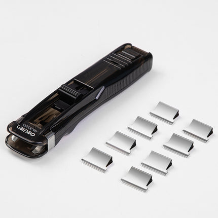 Deli Office Stationery Supplementary Clip Push Clipper, Specification: 8591, 8591, 8591A (Black), 8591A (White)