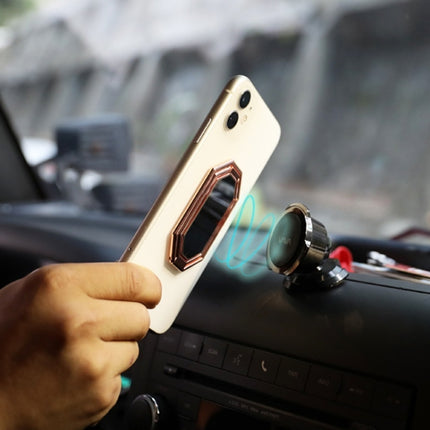 Folding And Sticking Zinc Alloy Mobile Phone Ring Holder Car Magnetic Ring Buckle