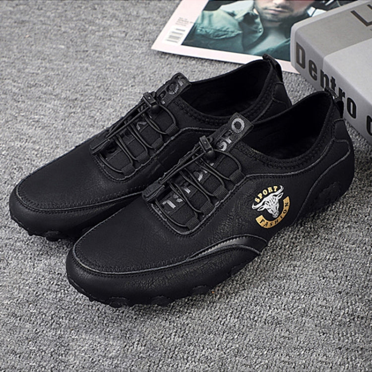Spring And Summer Men Casual Octopus Peas Lazy Shoes Breathable Leather Shoes