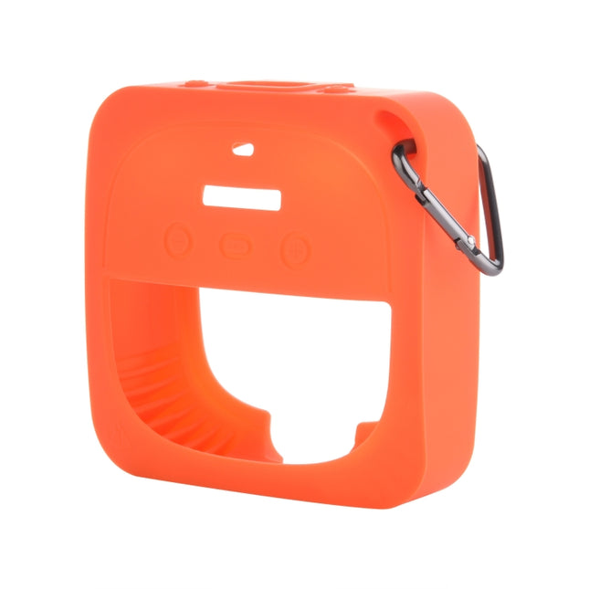 Anti-Drop Silicone Audio Storage Protective Cover For Bose Soundlink Micro, Silicone case  Orange, Silicone case  Dark Gray