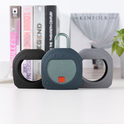 Silicone Bluetooth Speaker Protective Cover Anti-Fall Storage Cover for JBL Clip 3, Pink, Black, Medium Gray, Dark Gray Blue, Turquoise