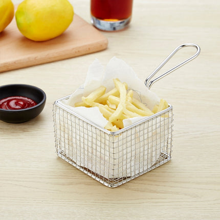 Stainless Steel Mini Fries Basket Restaurant Snack Bread Plate, J13446S, J13446L, J13443S, J13443L, J13447M, J13448S, J13448L, J13442S, J13449