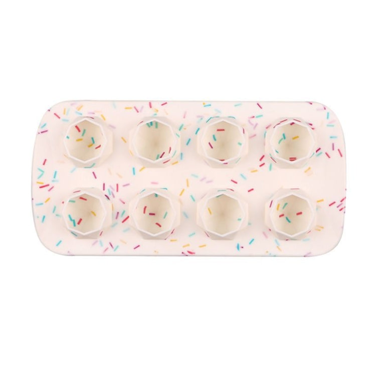 2 PCS Creative Silicone Ice Tray Mold 8 Continuous Mould Home-Made DIY Ice Tray Box, Style:, Fruit  (Blue), Fruit  (Vermillion), Round  (Red), Round  (Blue), Brick  (Blue), Brick (Gray), Five-star  (Blue), Ice Cream (Blue), Lemon  (Green)��������������...