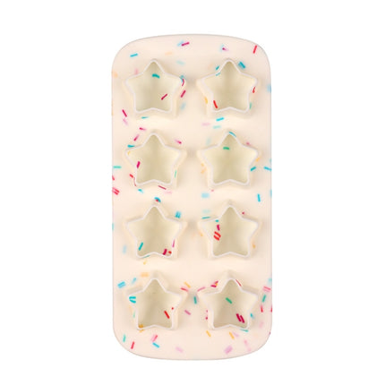 2 PCS Creative Silicone Ice Tray Mold 8 Continuous Mould Home-Made DIY Ice Tray Box, Style:, Brick  (Blue), Brick (Candy Color), Brick  (Jelly), Heart-shaped(Candy Effect), Heart-shaped(Jelly Effect), Five-star (Candy Effect)                           ...