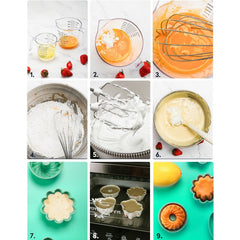 Creative DIY Silicone Cake Cup Muffin Cup Baking Mold,Style: Bear  (Macron Pink), Flower-shaped  (Macron Green), Flower-shaped (Macron Pink), Flower-shaped  (Candy Color), Hollow  (Macron Cyan), Hollow  (Macron Pink), Hollow  (Candy Color)�������������...
