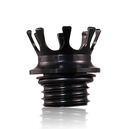 Motorcycle CNC Aluminum Alloy Crown Fuel Tank Cap Suitable For Harley 883 / XL / 1200 / 48 / 72, Black, Black and White, Golden, Silver, Bronze