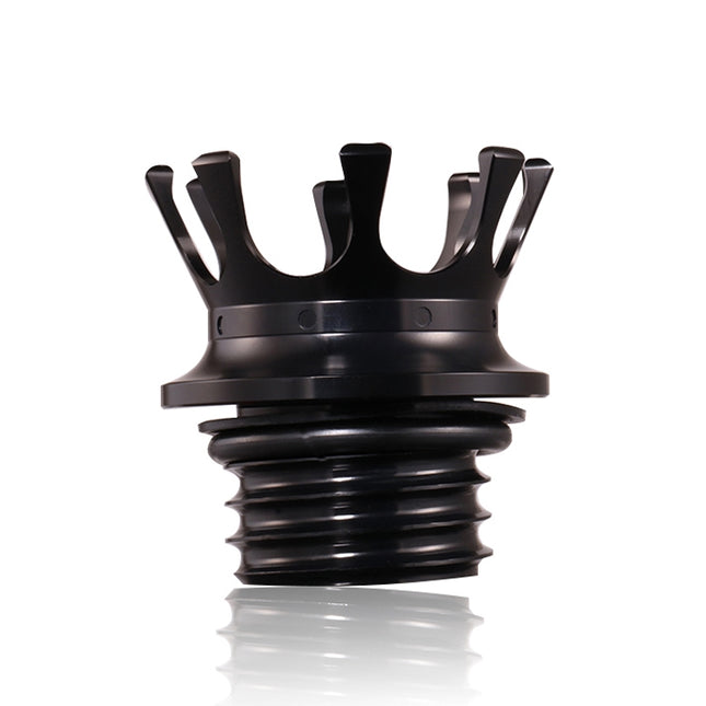 Motorcycle CNC Aluminum Alloy Crown Fuel Tank Cap Suitable For Harley 883 / XL / 1200 / 48 / 72, Black, Black and White, Golden, Silver, Bronze