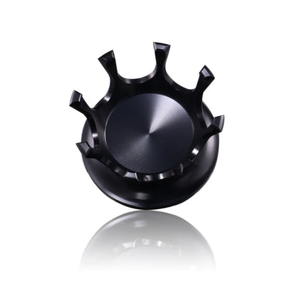 Motorcycle CNC Aluminum Alloy Crown Fuel Tank Cap Suitable For Harley 883 / XL / 1200 / 48 / 72, Black, Black and White, Golden, Silver, Bronze