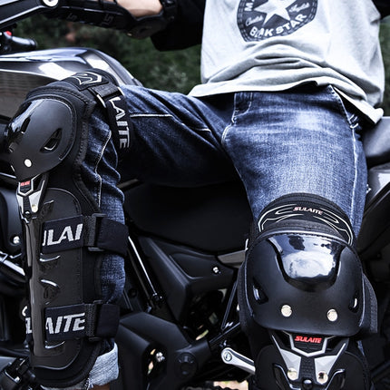 SULAITE Motorcycle Riding Protective Gear Four Seasons Anti-Fall Warm Windshield Rider Equipment,