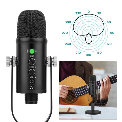 BM-86 USB Condenser Microphone Voice Recording Computer Microphone Live Broadcast Equipment Set, Cantilever Bracket Set, Standard+Small Blowout Prevention Net