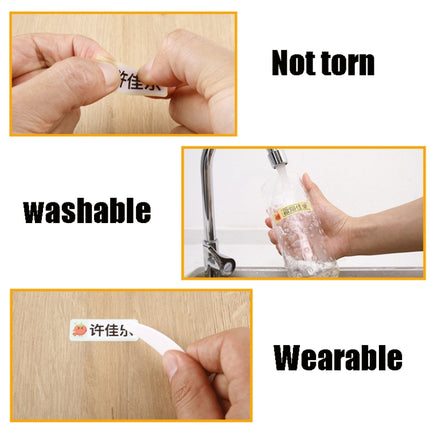 Thermal Label Paper Cosmetic Sticker Bottled Name Sticker For NIIMBOT D11 Printer, Transparent Sticker, Love, Cute Paradise, Birds and Flowers, Christmas Wishes, Snow Blue