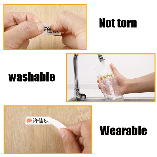 Thermal Label Paper Cosmetic Sticker Bottled Name Sticker For NIIMBOT D11 Printer, Transparent Sticker, Love, Cute Paradise, Birds and Flowers, Christmas Wishes, Snow Blue