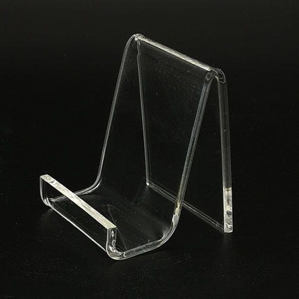 QH-040 10 PCS Acrylic Transparent Mobile Phone Display Stand