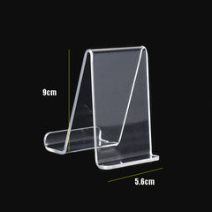 QH-018 10 PCS Acrylic Transparent Mobile Phone Display Stand