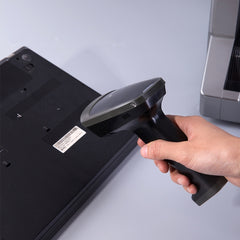 Kabelgebundener und kabelloser Scanner für Feinkostläden, Drogerien, Supermärkte, Gastronomie, Logistik, Kassenscanner, 14882 (Schwarz), 14882 (Weiß), 14882W (Schwarz), 14882W (Weiß)