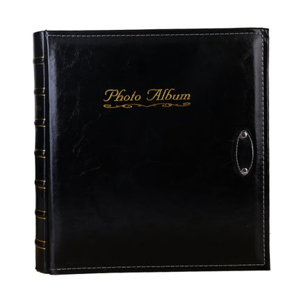 6 inch 500 Sheets Interstitial PP Album PU Leather Retro Bronzing Cover Photo Album, Red, Yellow, Blue, Black, Beige, Orange, Dark Red