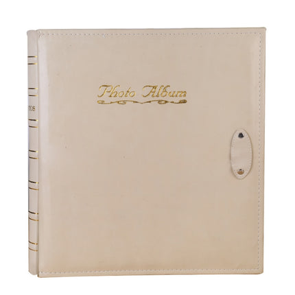 6 inch 500 Sheets Interstitial PP Album PU Leather Retro Bronzing Cover Photo Album, Red, Yellow, Blue, Black, Beige, Orange, Dark Red
