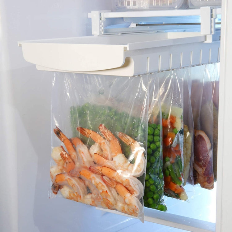 Refrigerator Fresh-Keeping Bag Track Storage Rack Sealed Bag Telescopic Household Storage Rack, Refrigerator Fresh-Keeping Bag
