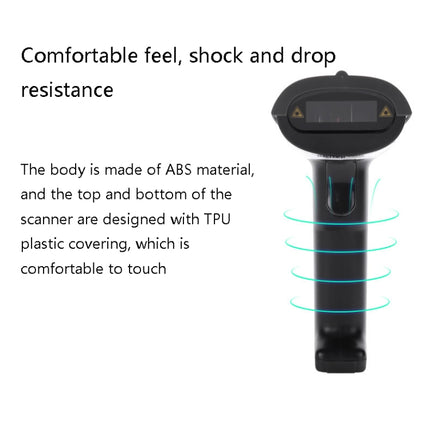 Deli 14951W Barcode Scanner One-Dimensional Code Scanner