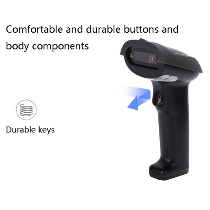 Deli 14951W Barcode Scanner One-Dimensional Code Scanner