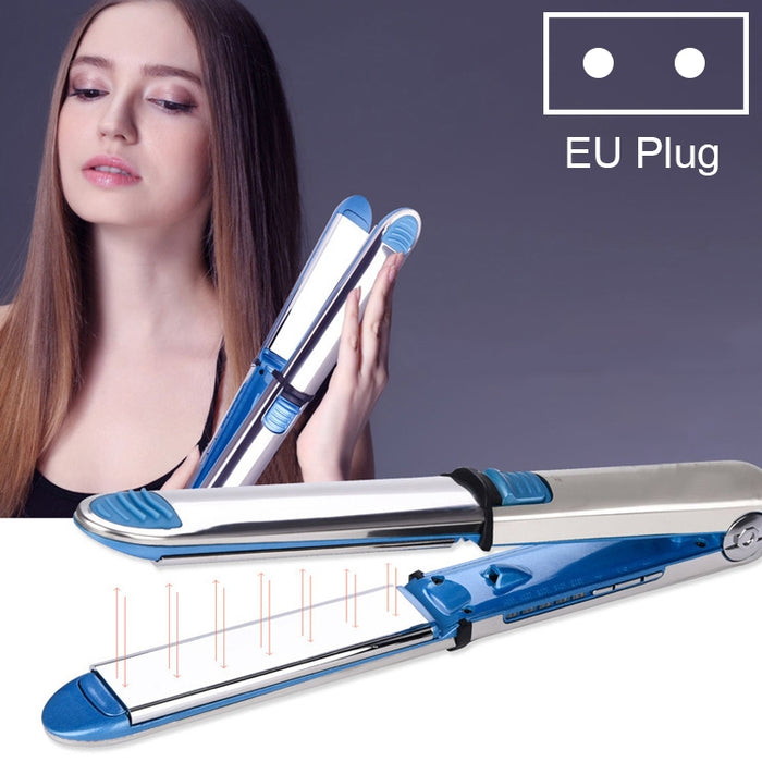 2 in 1 Titanium Hair Straighter Curler Iron, EU, US, UK