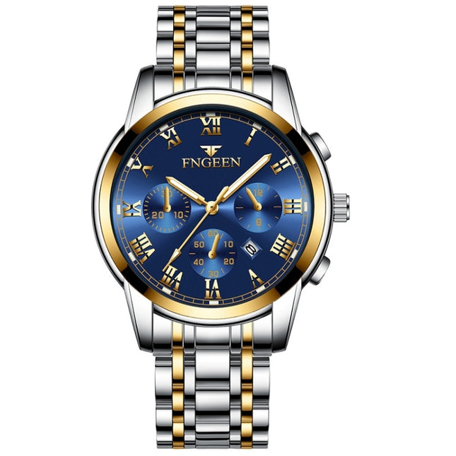 FNGEEN 4006 Men Automatic Mechanical Watch Waterproof Quartz Watch