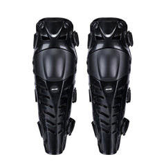 SULAITE Motorcycle Outdoor Riding Anti-Fall Protective Gear Knee Pads, Black, Black Red