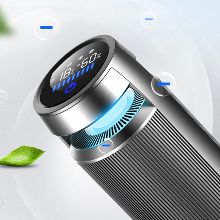 C360 Aluminum Alloy Negative Ion Car Cup Holder Type Deodorizing Air Purifier, C360