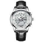 Black Leather White Steel White Flour