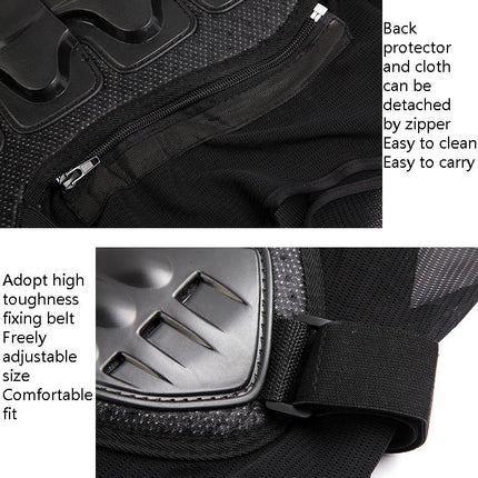 SULAITE GT-032 Motorcycle Racing Sleeveless Riding Protective Clothing, M, L, XL, XXXL