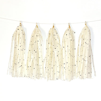 Color Polka Dot Paper Tassels Birthday Room Decoration Ribbon Garland, TM-001 Blue Dots, TM-002 Pink Dots, TM-003 Yellow Dot, TM-004 Purple Dot, TM-005 Golden Dot, TM-006 Silver Dot, TM-007 Green Dot, TX-008 Star Moon Pink, TX-009 Star Moon Beige      ...