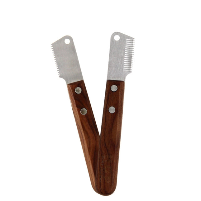HOP Terrier Dog Plucking Knife Pet Grooming & Shaving Tool, CS21 Left Hand, CS276 Right Hand