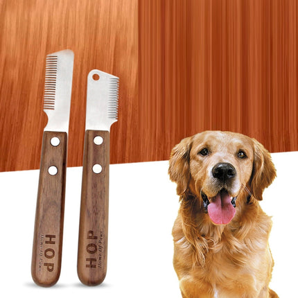 HOP Terrier Dog Plucking Knife Pet Grooming & Shaving Tool, CS21 Left Hand, CS276 Right Hand