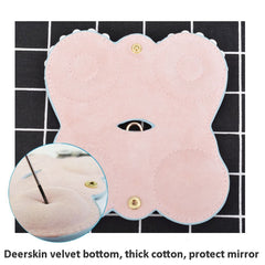 Cute And Funny PU Sunglasses Case Portable Glasses Case With Hanging Buckle, Flowers (Lake Blue Color Matching), Mengbao (Gray Stitching), Cat Girl (Red Frame), Red Love, Eyelashes, Big Eyes (Gray), British Style (Stripe Contrast), Red Love Cat Girl���...